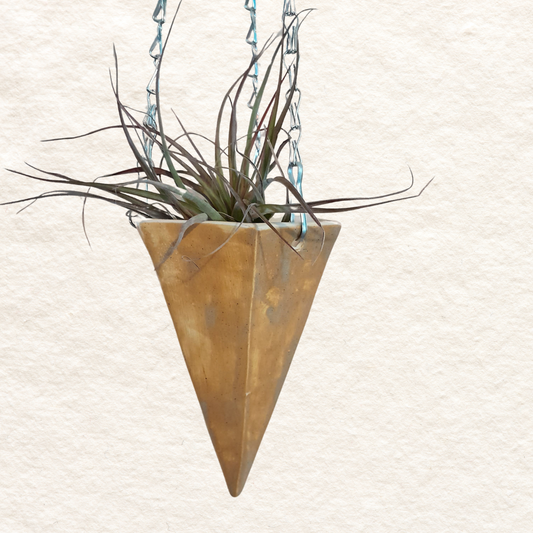 Geometric Hanging Planter (small) in Desert
