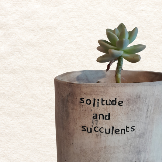 Oval Planter (Medium) - Solitude and Succulents