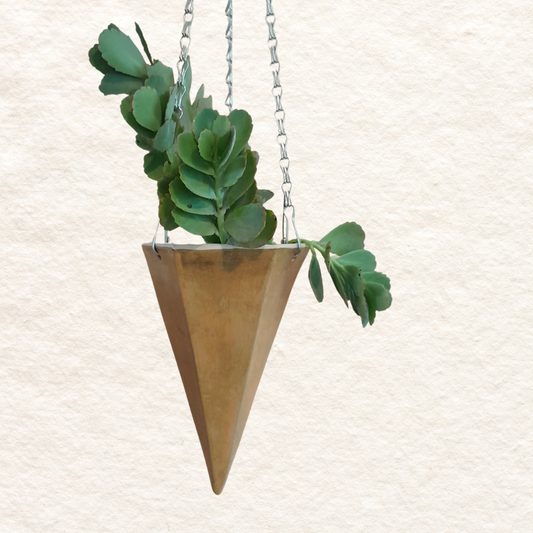 Geometric Hanging Planter (medium) in Desert